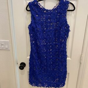 Blue Cocktail Dress - image 1